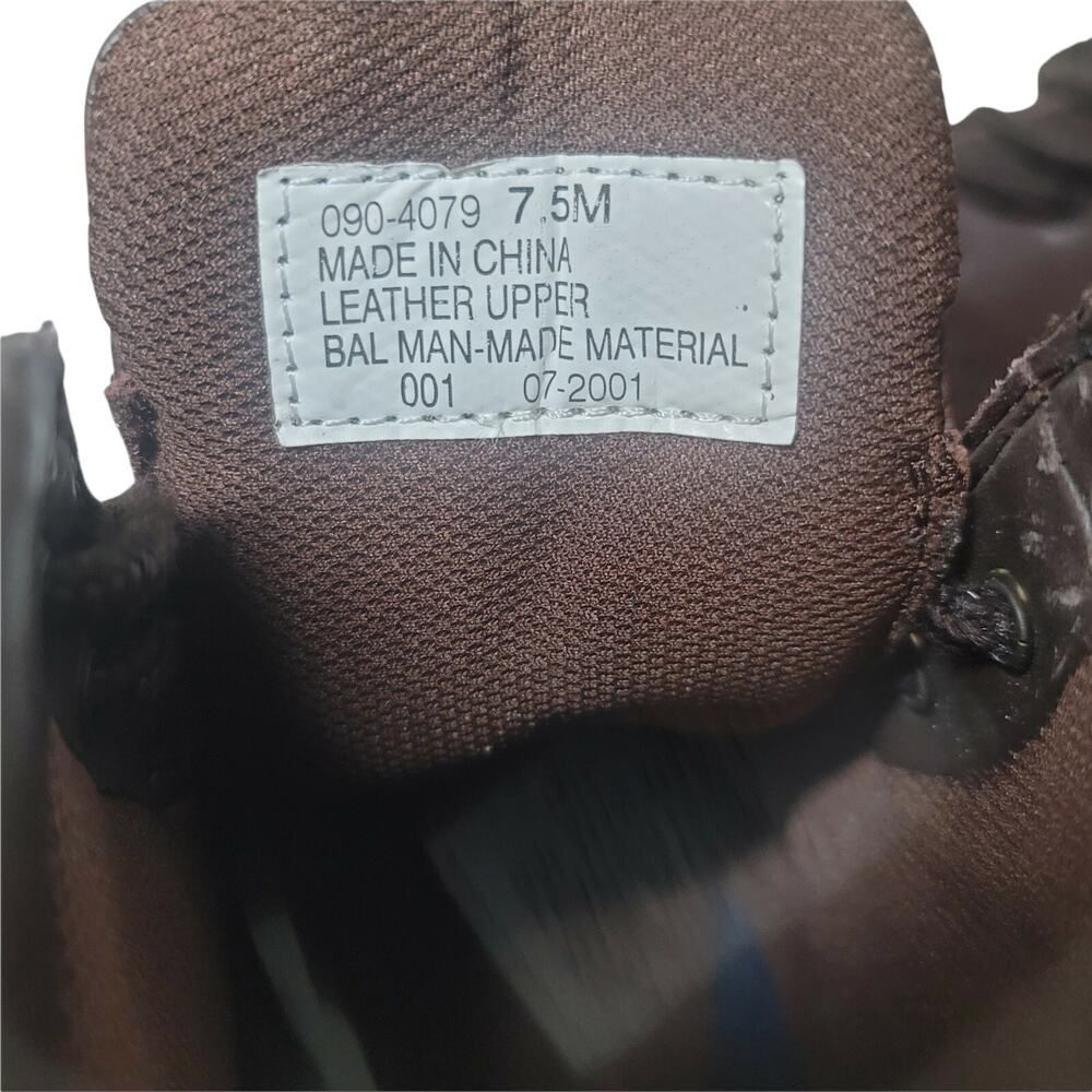 Dockers Leather Ankle Boots Size 7.5 Brown Leather Ankle High Lace Up - Picture 9 of 12